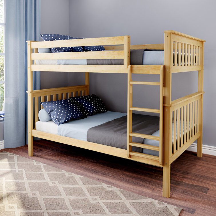 Harriet Bee Bolles Full Over Full Solid Wood Standard Bunk Bed by